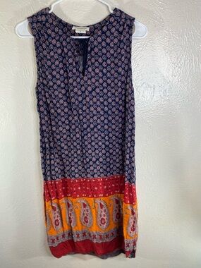 beachlunchlounge Navy Paisley-Print Sleeveless Tunic